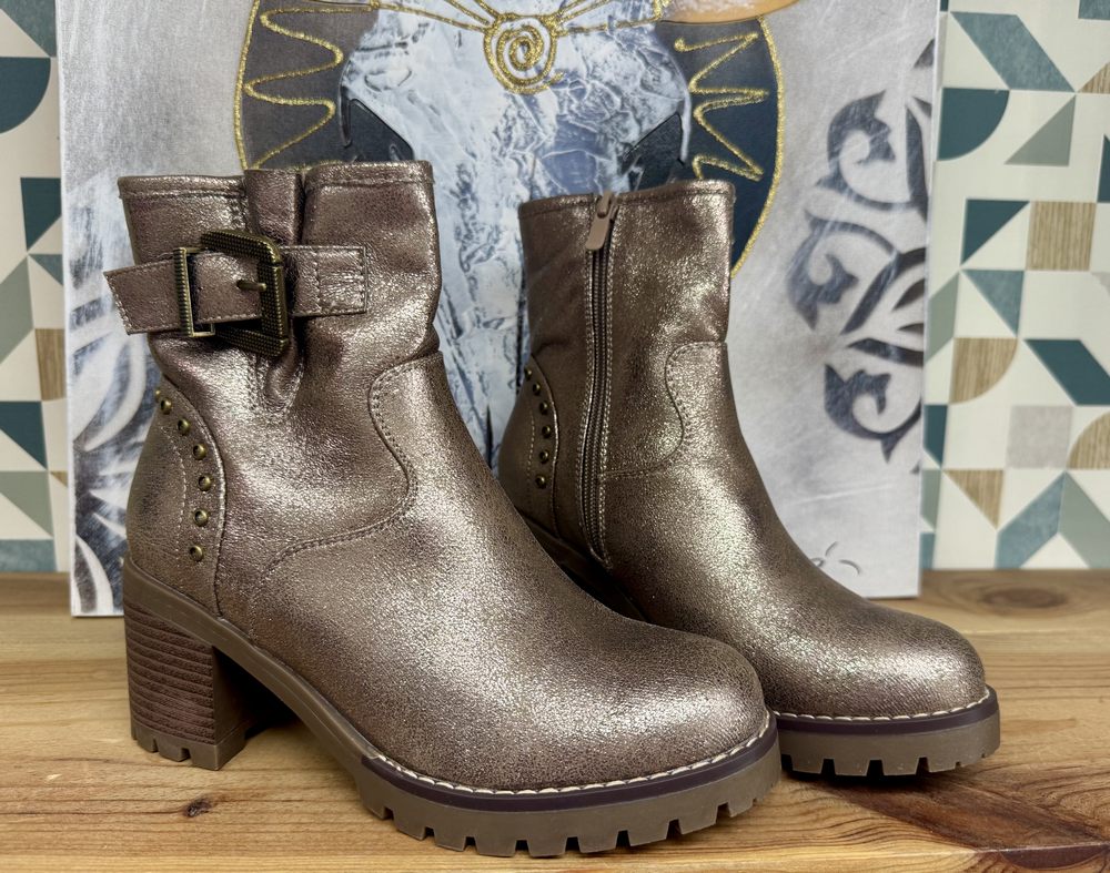 Bottines Amélia Gold Bronze