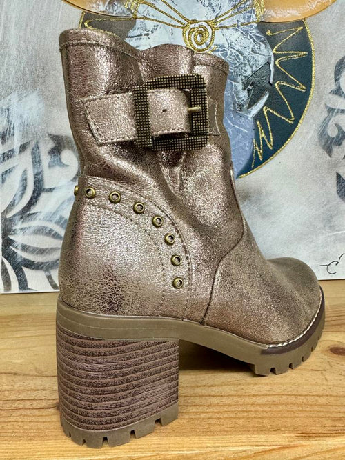 Bottines Amélia Gold Bronze