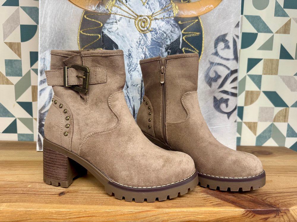 Bottines Amélia Taupe