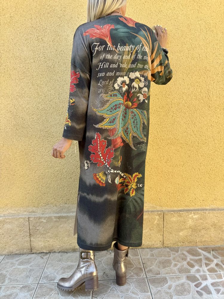 Robe imprimée Valentina Panthère